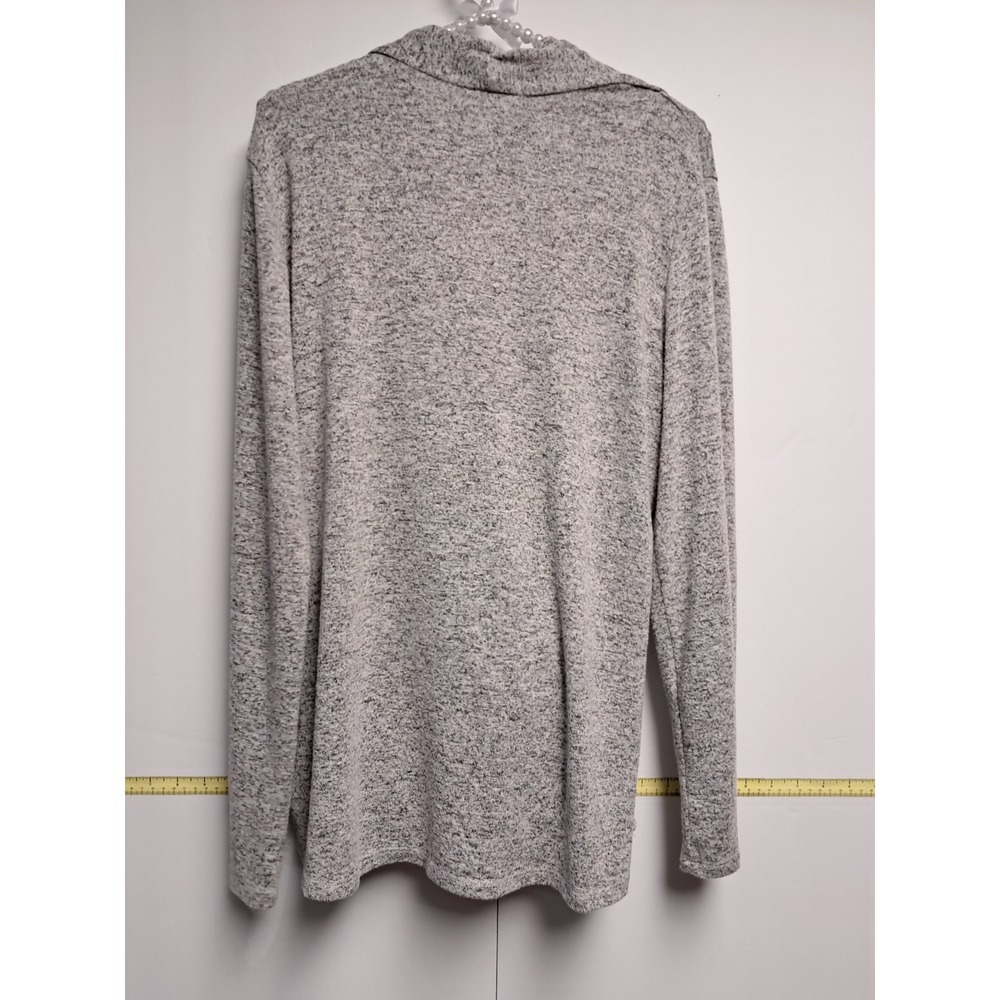 Womens Gray Down East Cardigan-size XL - Picture 4 of 4